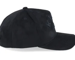 Los Angeles Kings Nightshade Pro Cap Vintage Black A-frame Adjustable - Mitchell & Ness
