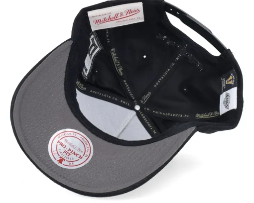 Los Angeles Kings Nightshade Pro Cap Vintage Black A-frame Adjustable - Mitchell & Ness