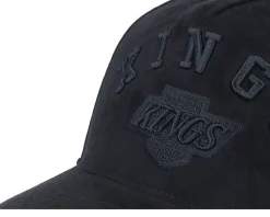 Los Angeles Kings Nightshade Pro Cap Vintage Black A-frame Adjustable - Mitchell & Ness