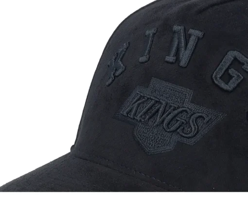Los Angeles Kings Nightshade Pro Cap Vintage Black A-frame Adjustable - Mitchell & Ness
