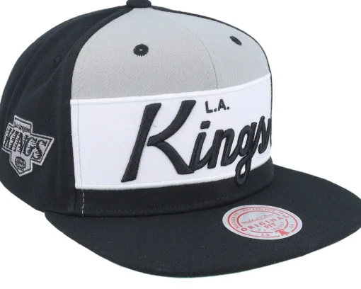Los Angeles Kings Retro Sport Vintage Black Snapback - Mitchell & Ness