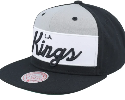 Los Angeles Kings Retro Sport Vintage Black Snapback - Mitchell & Ness