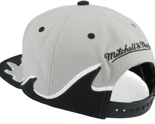 Los Angeles Kings Rising Tide Vintage Grey Snapback - Mitchell & Ness
