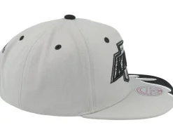Los Angeles Kings Rising Tide Vintage Grey Snapback - Mitchell & Ness