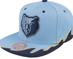 Los Angeles Kings Rising Tide Vintage Grey Snapback - Mitchell & Ness