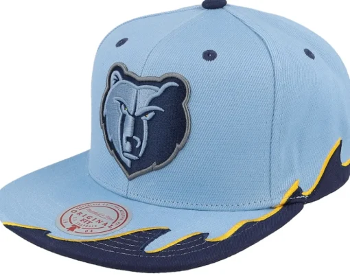 Los Angeles Kings Rising Tide Vintage Grey Snapback - Mitchell & Ness