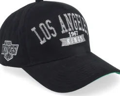 Los Angeles Kings Shady Suede Pro Vintage Black A-frame Adjustable - Mitchell & Ness