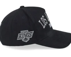 Los Angeles Kings Shady Suede Pro Vintage Black A-frame Adjustable - Mitchell & Ness