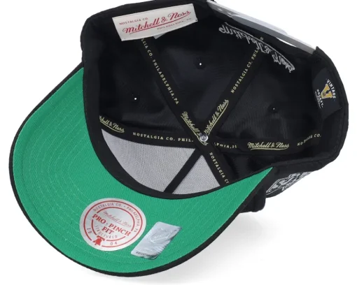 Los Angeles Kings Shady Suede Pro Vintage Black A-frame Adjustable - Mitchell & Ness