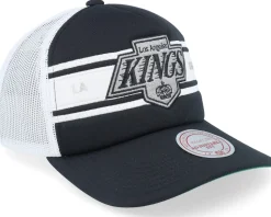 Los Angeles Kings Sideline Vintage Black/White A-frame Trucker - Mitchell & Ness