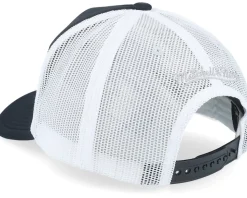 Los Angeles Kings Sideline Vintage Black/White A-frame Trucker - Mitchell & Ness
