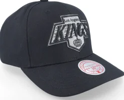 Los Angeles Kings Team Ground 2.0 Pro Black Adjustable - Mitchell & Ness