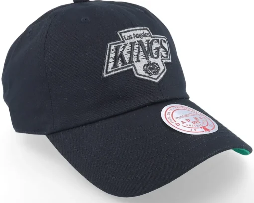 Los Angeles Kings Team Ground 2.0 Black Dad Cap - Mitchell & Ness