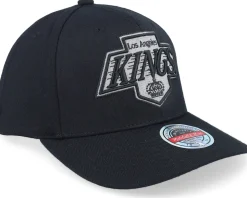 Los Angeles Kings Team Logo Cr Black Adjustable - Mitchell & Ness