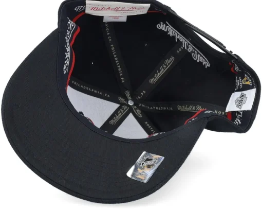 Los Angeles Kings Team Logo Cr Black Adjustable - Mitchell & Ness