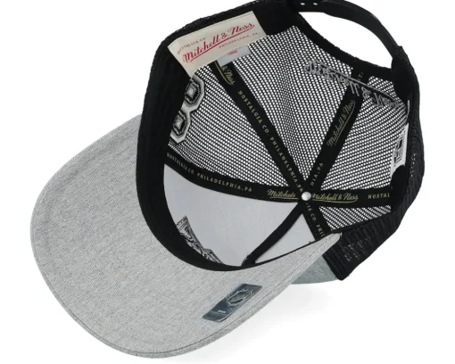 Los Angeles Kings Vintage Grey Heather Trucker - Mitchell & Ness