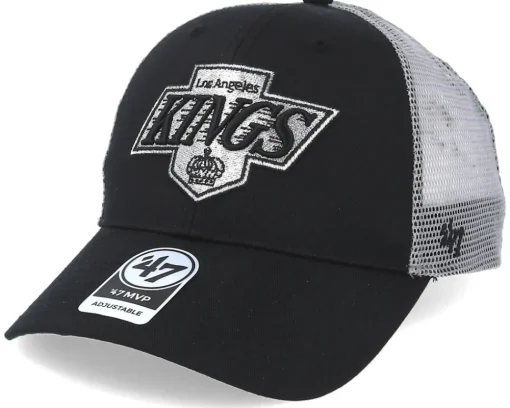 Los Angeles Kings Vintage Branson Black Trucker - 47 Brand