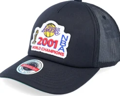 Los Angeles Lakers Championship Black Trucker - Mitchell & Ness