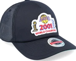 Los Angeles Lakers Championship Black Trucker - Mitchell & Ness