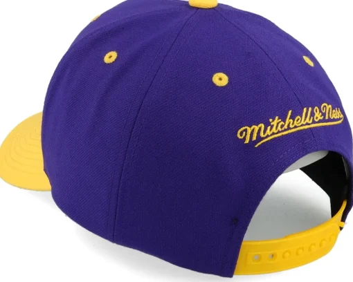 Los Angeles Lakers All In 2.0 Pro Purple/Yellow Adjustable - Mitchell & Ness