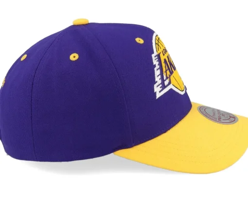 Los Angeles Lakers All In 2.0 Pro Purple/Yellow Adjustable - Mitchell & Ness