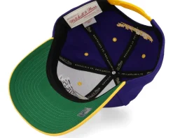 Los Angeles Lakers All In 2.0 Pro Purple/Yellow Adjustable - Mitchell & Ness