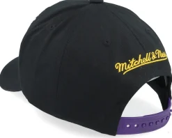 Los Angeles Lakers All Out Collage Pro Black Adjustable - Mitchell & Ness