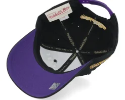 Los Angeles Lakers All Out Collage Pro Black Adjustable - Mitchell & Ness