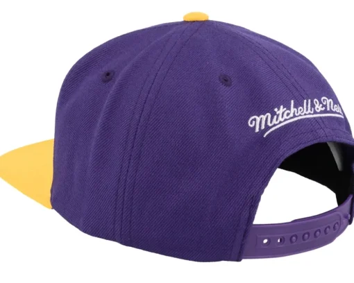Los Angeles Lakers Back2back HWC Purple/Yellow Snapback - Mitchell & Ness