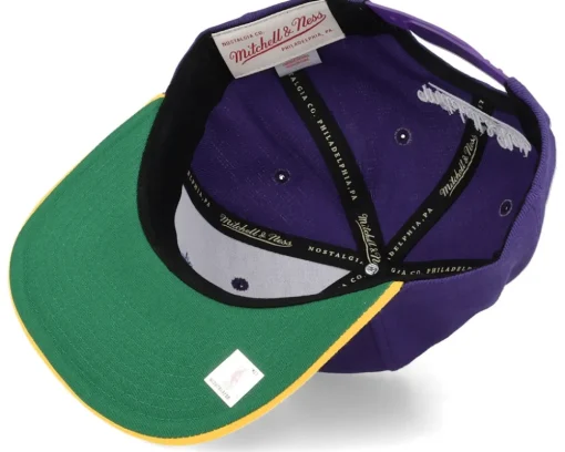 Los Angeles Lakers Back2back HWC Purple/Yellow Snapback - Mitchell & Ness