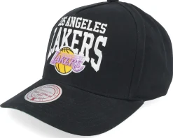 Los Angeles Lakers Big Time Pro Black A-frame Adjustable - Mitchell & Ness