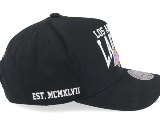 Los Angeles Lakers Big Time Pro Black A-frame Adjustable - Mitchell & Ness