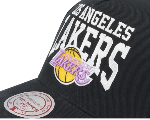 Los Angeles Lakers Big Time Pro Black A-frame Adjustable - Mitchell & Ness