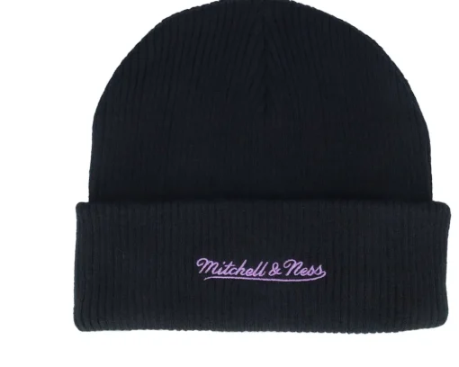 Los Angeles Lakers Billboard Knit Hwc Black Cuff - Mitchell & Ness