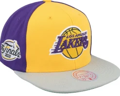 Los Angeles Lakers Block Out Purple Snapback - Mitchell & Ness