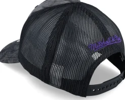 Los Angeles Lakers Burnt Ends Black Trucker - Mitchell & Ness