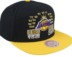 Los Angeles Lakers Champ Is Here Black/Yellow Snapback - Mitchell & Ness