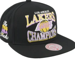 Los Angeles Lakers Champions Era Hwc Black Snapback - Mitchell & Ness