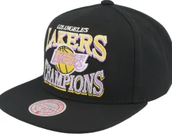 Los Angeles Lakers Champions Era Hwc Black Snapback - Mitchell & Ness