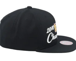 Los Angeles Lakers Champs 10 HWC Black Snapback - Mitchell & Ness