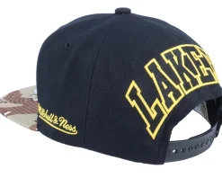 Los Angeles Lakers Choco Hwc Black/Camo Snapback - Mitchell & Ness