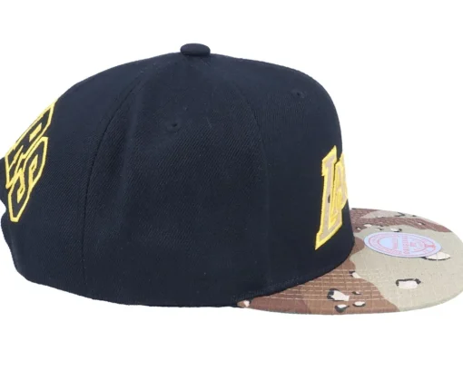Los Angeles Lakers Choco Hwc Black/Camo Snapback - Mitchell & Ness
