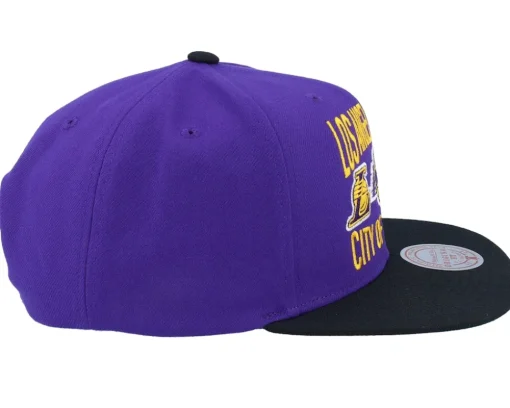 Los Angeles Lakers City Love Purple/Black Snapback - Mitchell & Ness
