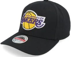 Los Angeles Lakers Classic Custom Patch Black Adjustable - Mitchell & Ness