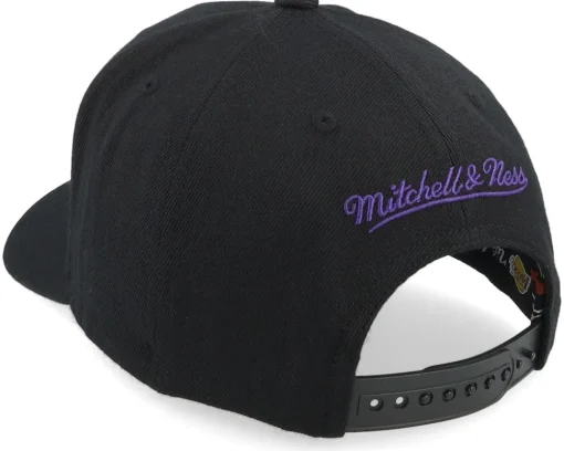 Los Angeles Lakers Classic Custom Patch Black Adjustable - Mitchell & Ness
