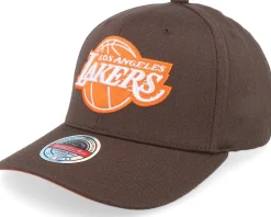 Los Angeles Lakers Classic Brown/Orange Adjustable - Mitchell & Ness