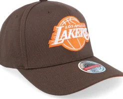 Los Angeles Lakers Classic Brown/Orange Adjustable - Mitchell & Ness