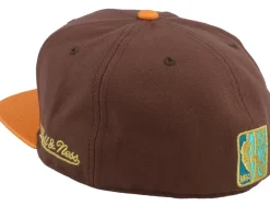 Los Angeles Lakers Copper Top Brown Fitted - Mitchell & Ness