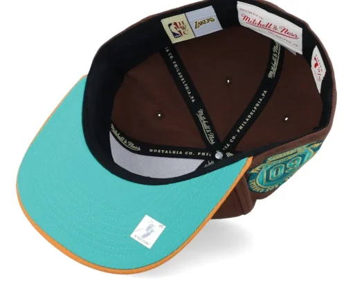 Los Angeles Lakers Copper Top Brown Fitted - Mitchell & Ness