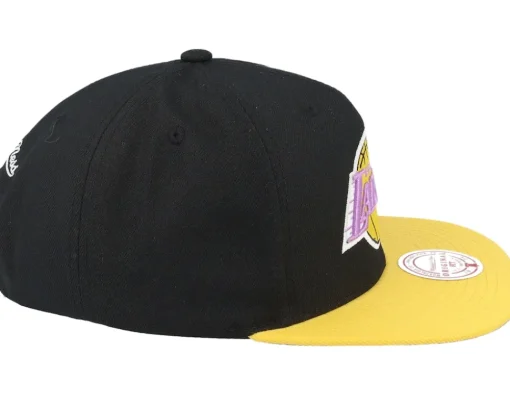 Los Angeles Lakers Core Basic Black/Gold Snapback - Mitchell & Ness